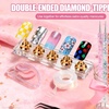 image:imageArtdone 35pcs Nail Art Pens brushesNail Art Tool SetNail Dotting ToolsNail Dust BrushStriping Nail Art Brushes for Long LinesNail Drawing Pen For Nail DesignNail Brushes And Stand Kit A