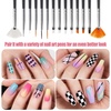 image:imageArtdone 35pcs Nail Art Pens brushesNail Art Tool SetNail Dotting ToolsNail Dust BrushStriping Nail Art Brushes for Long LinesNail Drawing Pen For Nail Design32Pcs Set