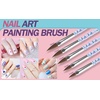 image:imageArtdone 35pcs Nail Art Pens brushesNail Art Tool SetNail Dotting ToolsNail Dust BrushStriping Nail Art Brushes for Long LinesNail Drawing Pen For Nail Design35pcs