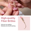 image:imageArtdone Metallic Nail Art Pens Liner Brushes Set 5PCS Pink Color Nail Tools For Long Lines Thin Details Fine Drawing Liner Brush UV Gel Polish Painting Nail Design Sizes 58122025mmPink