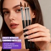 image:imageArtdone Nail Art Brushes and Dotting Tools Kit 11PCS Gel Polish Liner Design Pens for Nail Decorations Supplies Drawing and Nail Paint Brushes Small Detail Accessories BrushesNail dotting tool brushes and stands kit