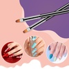 image:imageArtdone Nail Art Brushes and Dotting Tools Kit 11PCS Gel Polish Liner Design Pens for Nail Decorations Supplies Drawing and Nail Paint Brushes Small Detail Accessories BrushesBlack