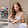 image:imageArtdone Nail Art Studs Glitter Kit 2 Boxes Multicolor 3D Charms Flower Butterfly Snake Rabbit Diamond Cute Nail Jewels for DIY Decoration with Pickup ToolsMulticolor and design set