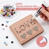 image:imageArtdone Nail Art Studs Glitter Kit 2 Boxes Multicolor 3D Charms Flower Butterfly Snake Rabbit Diamond Cute Nail Jewels for DIY Decoration with Pickup Tools3mm 28Colors  36000Pcs  Jelly AB