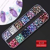 image:imageArtdone Nail Art Studs Glitter Kit 2 Boxes Multicolor 3D Charms Flower Butterfly Snake Rabbit Diamond Cute Nail Jewels for DIY Decoration with Pickup Tools9boxes