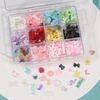 image:imageArtdone Nail Art Studs Glitter Kit 2 Boxes Multicolor 3D Charms Flower Butterfly Snake Rabbit Diamond Cute Nail Jewels for DIY Decoration with Pickup Toolsmulticolor