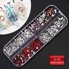 image:imageArtdone Nail Art Studs Glitter Kit 2 Boxes Multicolor 3D Charms Flower Butterfly Snake Rabbit Diamond Cute Nail Jewels for DIY Decoration with Pickup Tools9boxes