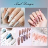 image:imageArtdone Nail Art Studs Glitter Kit 2 Boxes Multicolor 3D Charms Flower Butterfly Snake Rabbit Diamond Cute Nail Jewels for DIY Decoration with Pickup ToolsMulticolor and design set