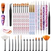 image:imageArtdone 35pcs Nail Art Pens brushesNail Art Tool SetNail Dotting ToolsNail Dust BrushStriping Nail Art Brushes for Long LinesNail Drawing Pen For Nail Design34Pcs Set
