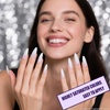 image:imageArtdone 16 Jars Chrome Nail Powder Magic White Pearl Kit Mirror Effect Silver Metallic Holographic Dip Nail Powder Decoration Iridescent Aurora Mermaid Pigment16 Colors Pearl And Chrome