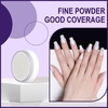 image:imageArtdone 16 Jars Chrome Nail Powder Magic White Pearl Kit Mirror Effect Silver Metallic Holographic Dip Nail Powder Decoration Iridescent Aurora Mermaid Pigment16 Colors Pearl And Chrome