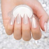 image:imageArtdone 20 Jars Chrome Nail Powder Set Metallic Mirror Effect Holographic Aurora Chameleon Pigment 1gJar for Nail Art Glitters Gel Polish Supply Mermaid Unicorn KitWhite 1 Jar