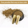image:imageArtdone Chrome Nail Powder Coffee Color Iridescent Aurora Powder Metallic Mirror Effect Pigment Pearlescent Mermaid Pigment Pearl Glitter Dust Kit Nail Art Decoration Resin CraftLight gold