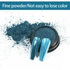 image:imageArtdone Chrome Nail Powder Coffee Color Iridescent Aurora Powder Metallic Mirror Effect Pigment Pearlescent Mermaid Pigment Pearl Glitter Dust Kit Nail Art Decoration Resin CraftLake blue