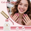 image:imageArtdone Sheer Gel Nail Polish Set Jelly UV Gel 6 Colors Translucent Milky White Pink Nude Brown Colors Nail Polish For All Seasons Neutral Soak off LED Lamp Gel Manicure Kit For Nail ArtPink  Hema Free  Solid
