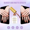 image:imageArtdone Sheer Gel Nail Polish Set Jelly UV Gel 6 Colors Translucent Milky White Pink Nude Brown Colors Nail Polish For All Seasons Neutral Soak off LED Lamp Gel Manicure Kit For Nail ArtSolidSunshine And Beach