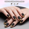 image:imageArtdone Sheer Gel Nail Polish Set Jelly UV Gel 6 Colors Translucent Milky White Pink Nude Brown Colors Nail Polish For All Seasons Neutral Soak off LED Lamp Gel Manicure Kit For Nail ArtSolidOvercast Sky