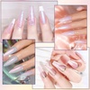image:imageArtdone Sheer Gel Nail Polish Set Jelly UV Gel 6 Colors Translucent Milky White Pink Nude Brown Colors Nail Polish For All Seasons Neutral Soak off LED Lamp Gel Manicure Kit For Nail ArtPearl Color