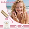 image:imageArtdone Sheer Gel Nail Polish Set Jelly UV Gel 6 Colors Translucent Milky White Pink Nude Brown Colors Nail Polish For All Seasons Neutral Soak off LED Lamp Gel Manicure Kit For Nail Artlight pink  Hema Free  Solid
