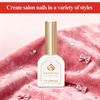 image:imageArtdone Sheer Gel Nail Polish Set Jelly UV Gel 6 Colors Translucent Milky White Pink Nude Brown Colors Nail Polish For All Seasons Neutral Soak off LED Lamp Gel Manicure Kit For Nail ArtVivid Red HEMAFREE