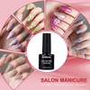 image:imageArtdone Sheer Gel Nail Polish Set Jelly UV Gel 6 Colors Translucent Milky White Pink Nude Brown Colors Nail Polish For All Seasons Neutral Soak off LED Lamp Gel Manicure Kit For Nail ArtMini Gel Color Set C