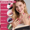 image:imageArtdone Sheer Gel Nail Polish Set Jelly UV Gel 6 Colors Translucent Milky White Pink Nude Brown Colors Nail Polish For All Seasons Neutral Soak off LED Lamp Gel Manicure Kit For Nail ArtMini Gel Color Set A