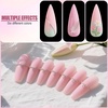 image:imageArtdone Sheer Gel Nail Polish Set Jelly UV Gel 6 Colors Translucent Milky White Pink Nude Brown Colors Nail Polish For All Seasons Neutral Soak off LED Lamp Gel Manicure Kit For Nail ArtSolidBaby Pink