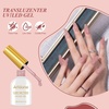 image:imageArtdone Sheer Gel Nail Polish Set Jelly UV Gel 6 Colors Translucent Milky White Pink Nude Brown Colors Nail Polish For All Seasons Neutral Soak off LED Lamp Gel Manicure Kit For Nail ArtCheek color