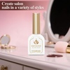 image:imageArtdone Sheer Gel Nail Polish Set Jelly UV Gel 6 Colors Translucent Milky White Pink Nude Brown Colors Nail Polish For All Seasons Neutral Soak off LED Lamp Gel Manicure Kit For Nail ArtDark brown  Hema Free  Solid