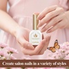 image:imageArtdone Sheer Gel Nail Polish Set Jelly UV Gel 6 Colors Translucent Milky White Pink Nude Brown Colors Nail Polish For All Seasons Neutral Soak off LED Lamp Gel Manicure Kit For Nail ArtLight nude pink  Hema Free  Solid