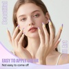 image:imageArtdone Sheer Gel Nail Polish Set Jelly UV Gel 6 Colors Translucent Milky White Pink Nude Brown Colors Nail Polish For All Seasons Neutral Soak off LED Lamp Gel Manicure Kit For Nail ArtSolidSunshine And Beach