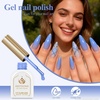 image:imageArtdone Sheer Gel Nail Polish Set Jelly UV Gel 6 Colors Translucent Milky White Pink Nude Brown Colors Nail Polish For All Seasons Neutral Soak off LED Lamp Gel Manicure Kit For Nail ArtSoft Violet HEMAFREE