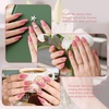 image:imageArtdone Sheer Gel Nail Polish Set Jelly UV Gel 6 Colors Translucent Milky White Pink Nude Brown Colors Nail Polish For All Seasons Neutral Soak off LED Lamp Gel Manicure Kit For Nail ArtPink  Hema Free  Solid