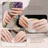 image:imageArtdone Sheer Gel Nail Polish Set Jelly UV Gel 6 Colors Translucent Milky White Pink Nude Brown Colors Nail Polish For All Seasons Neutral Soak off LED Lamp Gel Manicure Kit For Nail ArtLight nude pink  Hema Free  Solid