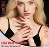 image:imageArtdone Sheer Gel Nail Polish Set Jelly UV Gel 6 Colors Translucent Milky White Pink Nude Brown Colors Nail Polish For All Seasons Neutral Soak off LED Lamp Gel Manicure Kit For Nail ArtPorcelain White Orange Nude Pink Reddish orange Light reddish brown