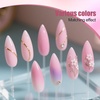 image:imageArtdone Sheer Gel Nail Polish Set Jelly UV Gel 6 Colors Translucent Milky White Pink Nude Brown Colors Nail Polish For All Seasons Neutral Soak off LED Lamp Gel Manicure Kit For Nail ArtSolidBaby Pink
