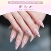 image:imageArtdone Sheer Gel Nail Polish Set Jelly UV Gel 6 Colors Translucent Milky White Pink Nude Brown Colors Nail Polish For All Seasons Neutral Soak off LED Lamp Gel Manicure Kit For Nail ArtSolidBaby Pink