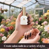 image:imageArtdone Sheer Gel Nail Polish Set Jelly UV Gel 6 Colors Translucent Milky White Pink Nude Brown Colors Nail Polish For All Seasons Neutral Soak off LED Lamp Gel Manicure Kit For Nail ArtEbony color  Hema Free  Solid