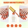 image:imageArtdone Sheer Gel Nail Polish Set Jelly UV Gel 6 Colors Translucent Milky White Pink Nude Brown Colors Nail Polish For All Seasons Neutral Soak off LED Lamp Gel Manicure Kit For Nail ArtSolidNeon Set