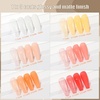 image:imageArtdone Sheer Gel Nail Polish Set Jelly UV Gel 6 Colors Translucent Milky White Pink Nude Brown Colors Nail Polish For All Seasons Neutral Soak off LED Lamp Gel Manicure Kit For Nail ArtMilky White Yellow Light Apricot Red