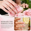 image:imageArtdone Sheer Gel Nail Polish Set Jelly UV Gel 6 Colors Translucent Milky White Pink Nude Brown Colors Nail Polish For All Seasons Neutral Soak off LED Lamp Gel Manicure Kit For Nail ArtSheer light pink Hemafree