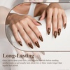 image:imageArtdone Sheer Gel Nail Polish Set Jelly UV Gel 6 Colors Translucent Milky White Pink Nude Brown Colors Nail Polish For All Seasons Neutral Soak off LED Lamp Gel Manicure Kit For Nail ArtBrown  Hema Free  Solid