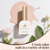 image:imageArtdone Sheer Gel Nail Polish Set Jelly UV Gel 6 Colors Translucent Milky White Pink Nude Brown Colors Nail Polish For All Seasons Neutral Soak off LED Lamp Gel Manicure Kit For Nail ArtNude color  Hema Free  Solid