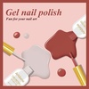 image:imageArtdone Sheer Gel Nail Polish Set Jelly UV Gel 6 Colors Translucent Milky White Pink Nude Brown Colors Nail Polish For All Seasons Neutral Soak off LED Lamp Gel Manicure Kit For Nail ArtCheek color