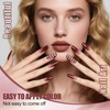 image:imageArtdone Sheer Gel Nail Polish Set Jelly UV Gel 6 Colors Translucent Milky White Pink Nude Brown Colors Nail Polish For All Seasons Neutral Soak off LED Lamp Gel Manicure Kit For Nail ArtSolidNude Color
