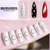 image:imageArtdone Sheer Gel Nail Polish Set Jelly UV Gel 6 Colors Translucent Milky White Pink Nude Brown Colors Nail Polish For All Seasons Neutral Soak off LED Lamp Gel Manicure Kit For Nail ArtSolidOvercast Sky