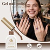 image:imageArtdone Sheer Gel Nail Polish Set Jelly UV Gel 6 Colors Translucent Milky White Pink Nude Brown Colors Nail Polish For All Seasons Neutral Soak off LED Lamp Gel Manicure Kit For Nail ArtBrown  Hema Free  Solid