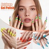 image:imageArtdone Sheer Gel Nail Polish Set Jelly UV Gel 6 Colors Translucent Milky White Pink Nude Brown Colors Nail Polish For All Seasons Neutral Soak off LED Lamp Gel Manicure Kit For Nail ArtSolidNeon Set