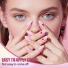 image:imageArtdone Sheer Gel Nail Polish Set Jelly UV Gel 6 Colors Translucent Milky White Pink Nude Brown Colors Nail Polish For All Seasons Neutral Soak off LED Lamp Gel Manicure Kit For Nail ArtSolidBaby Pink