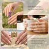 image:imageArtdone Sheer Gel Nail Polish Set Jelly UV Gel 6 Colors Translucent Milky White Pink Nude Brown Colors Nail Polish For All Seasons Neutral Soak off LED Lamp Gel Manicure Kit For Nail Artlight nude color  Hema Free  Solid